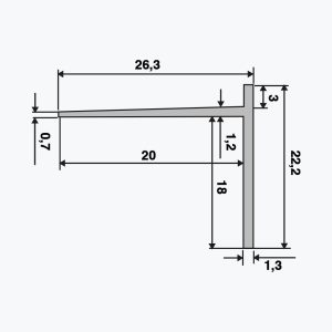 TEMPOLISTEL® B102 Завршен профил BA 18 - Image 2